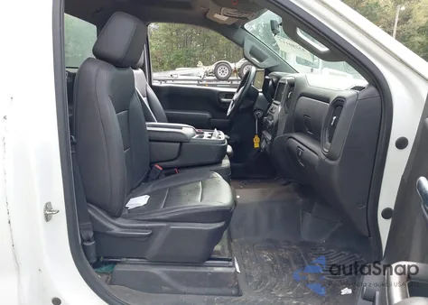 2020 Chevrolet Silverado 1500 2Wd Long Bed Wt из США, поврежденный, VIN 3GCNWAEF4LG197178